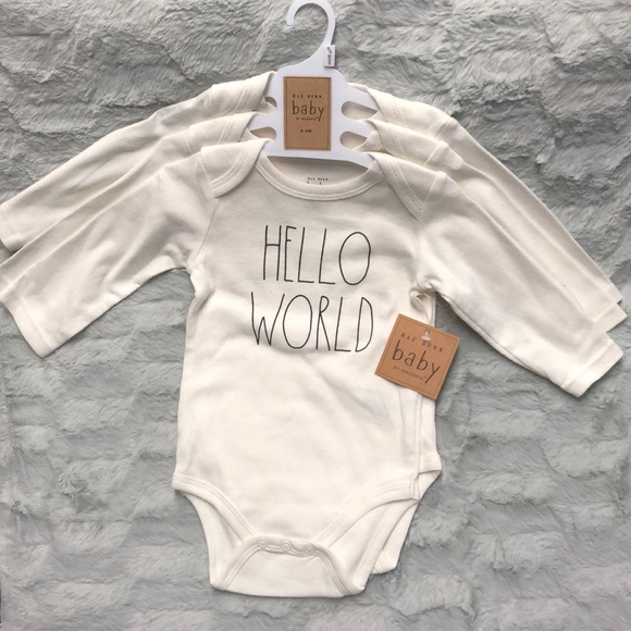 rae dunn baby onesie